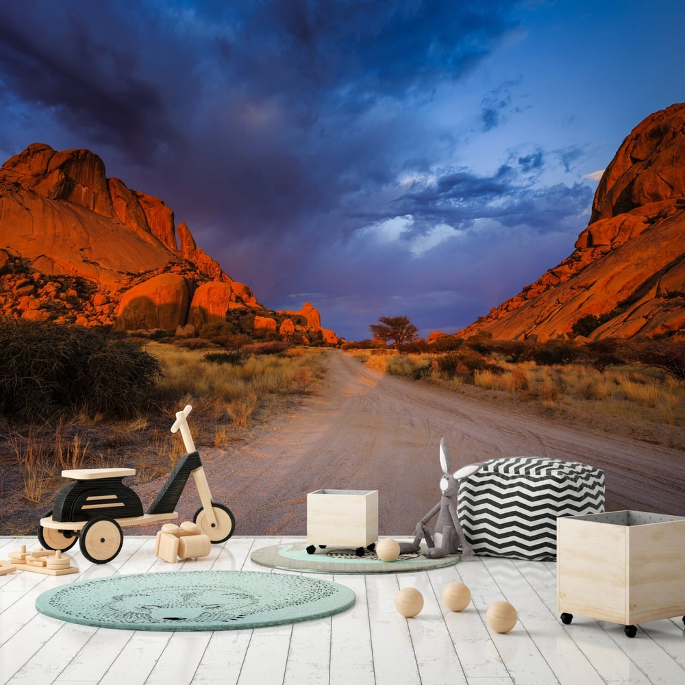 Papiers Peints Panoramique - Group of bald granite peaks - Spitzkoppe Damaraland Namibia II -