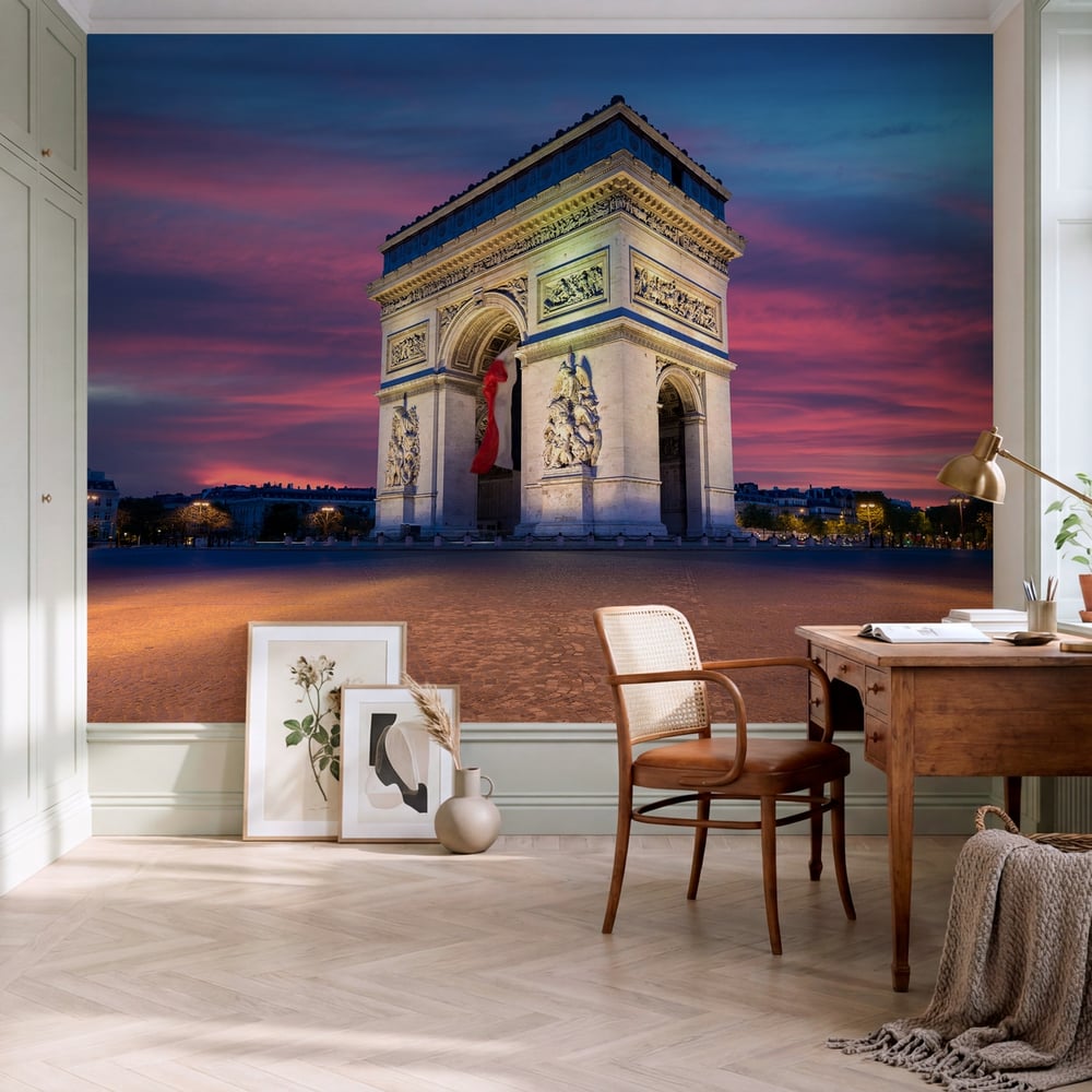 Fototapet - Arc de Triomphe - Photo Wallpaper Paris