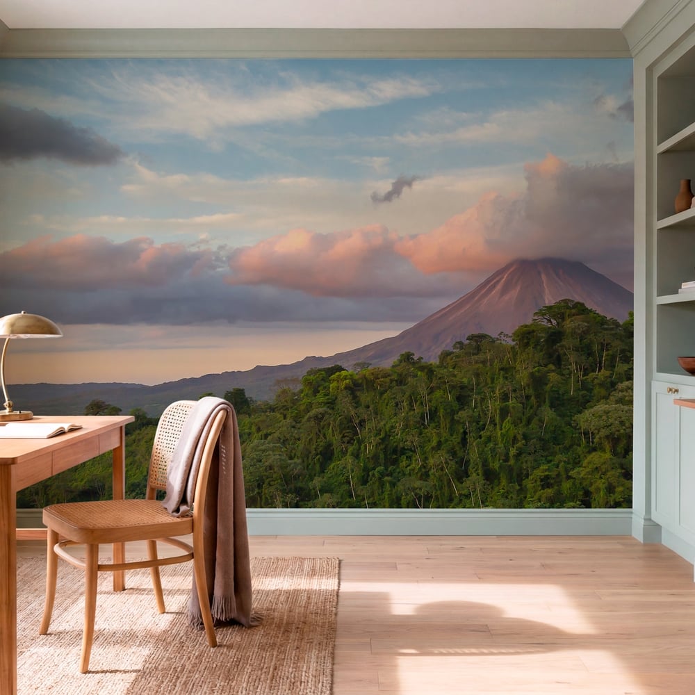 Fototapet - Arenal Volcano Costa Rica - Photo Wallpaper Rock
