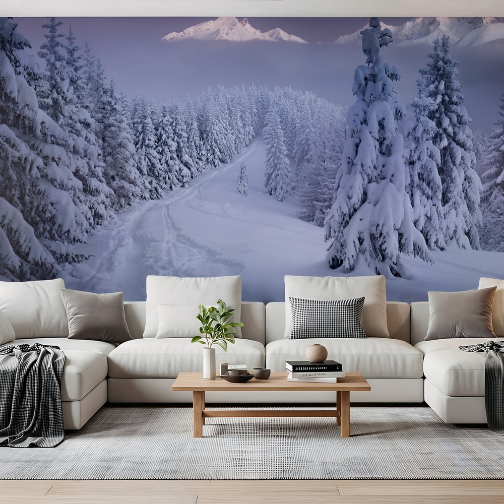 Papiers Peints Panoramique - In the Winter - Photo Wallpaper Forest