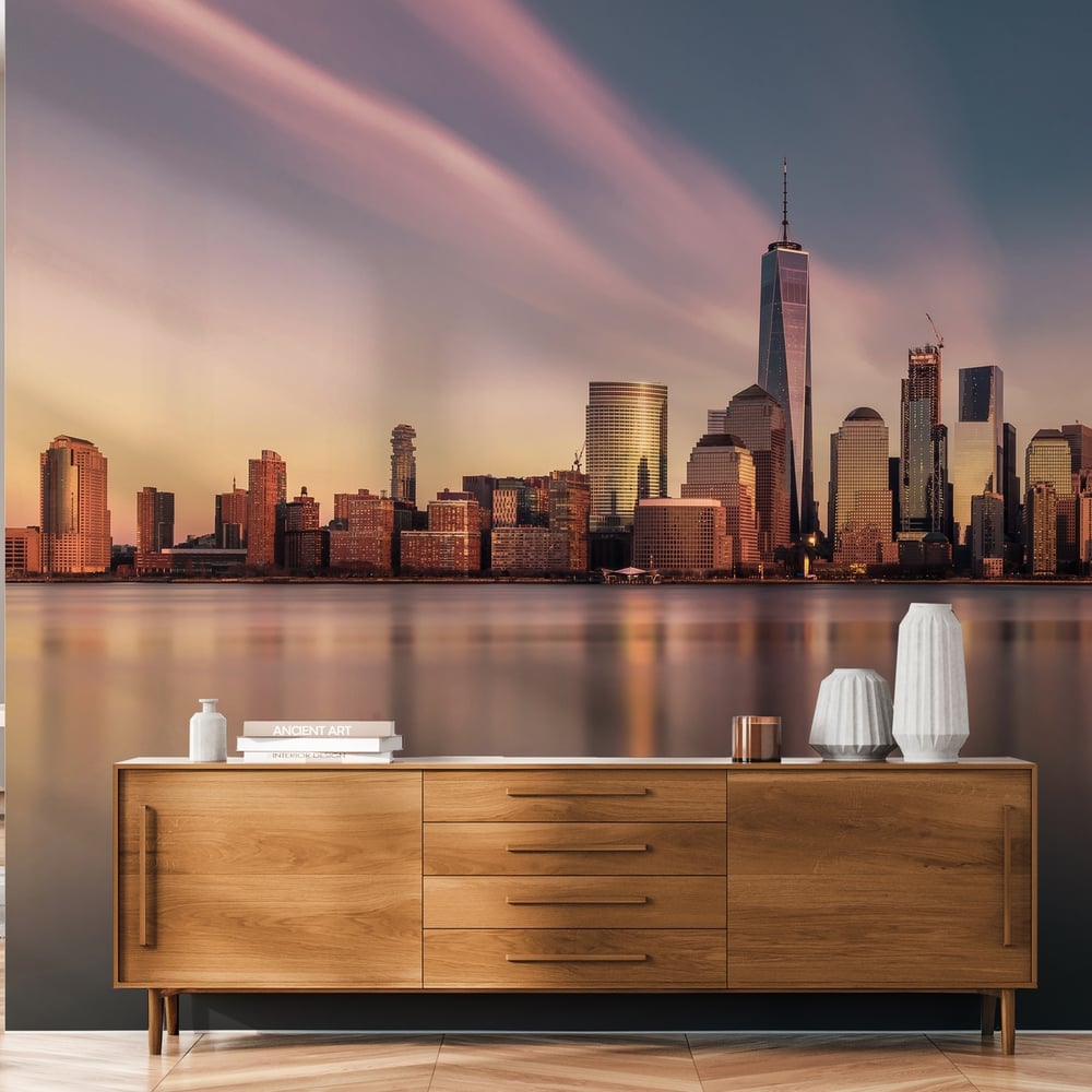 Papiers Peints Panoramique - Golden Manhattan - Featured pearls