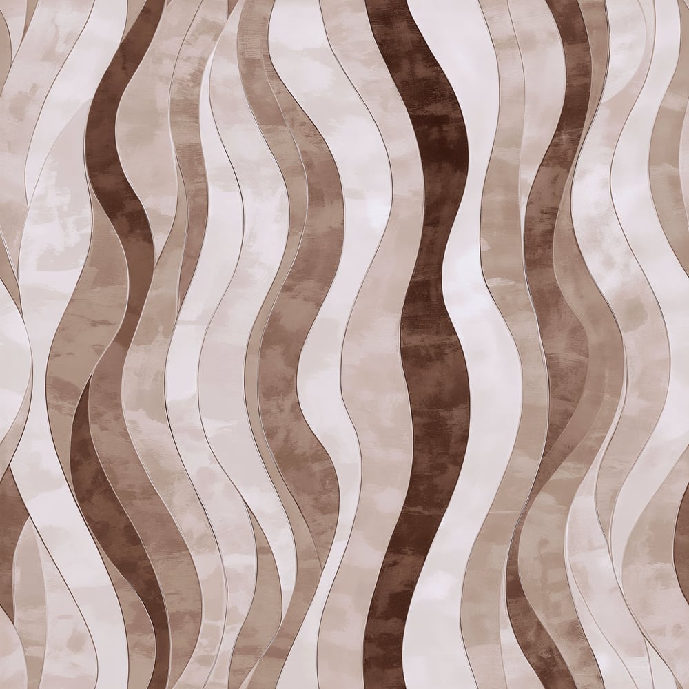 Stellan Brown - Wallpaper - Brown - Bedroom - Graphic - in between - Non-Woven