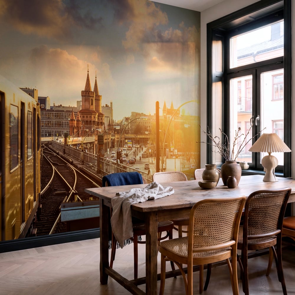 Wall Mural - Berlin Oberbaumbrcke - Scandiwall
