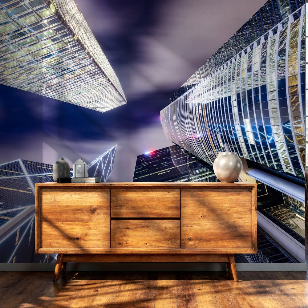 Papiers Peints Panoramique - Hong Kong China Cityscape -