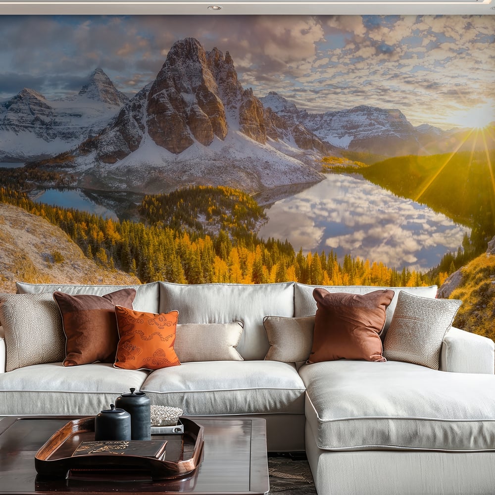 Papiers Peints Panoramique - Heaven on earth - Photo Wallpaper Mountains