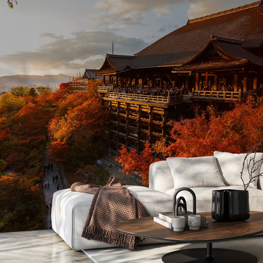 Papiers Peints Panoramique - Kiyomizu-dera temple in Kyoto - Photo Wallpaper Countries and destinations