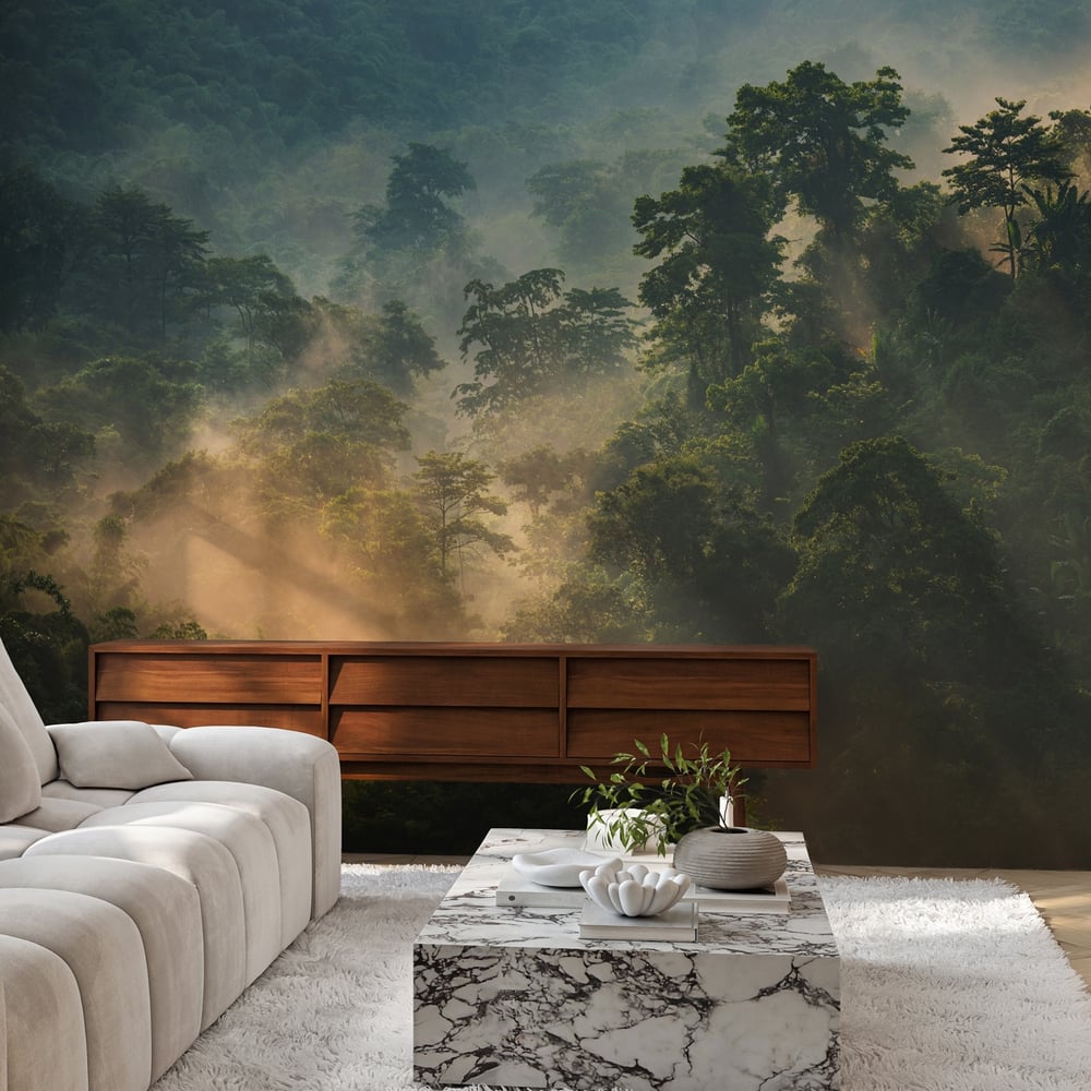 Papiers Peints Panoramique - Forest Sunlight - New Arrivals