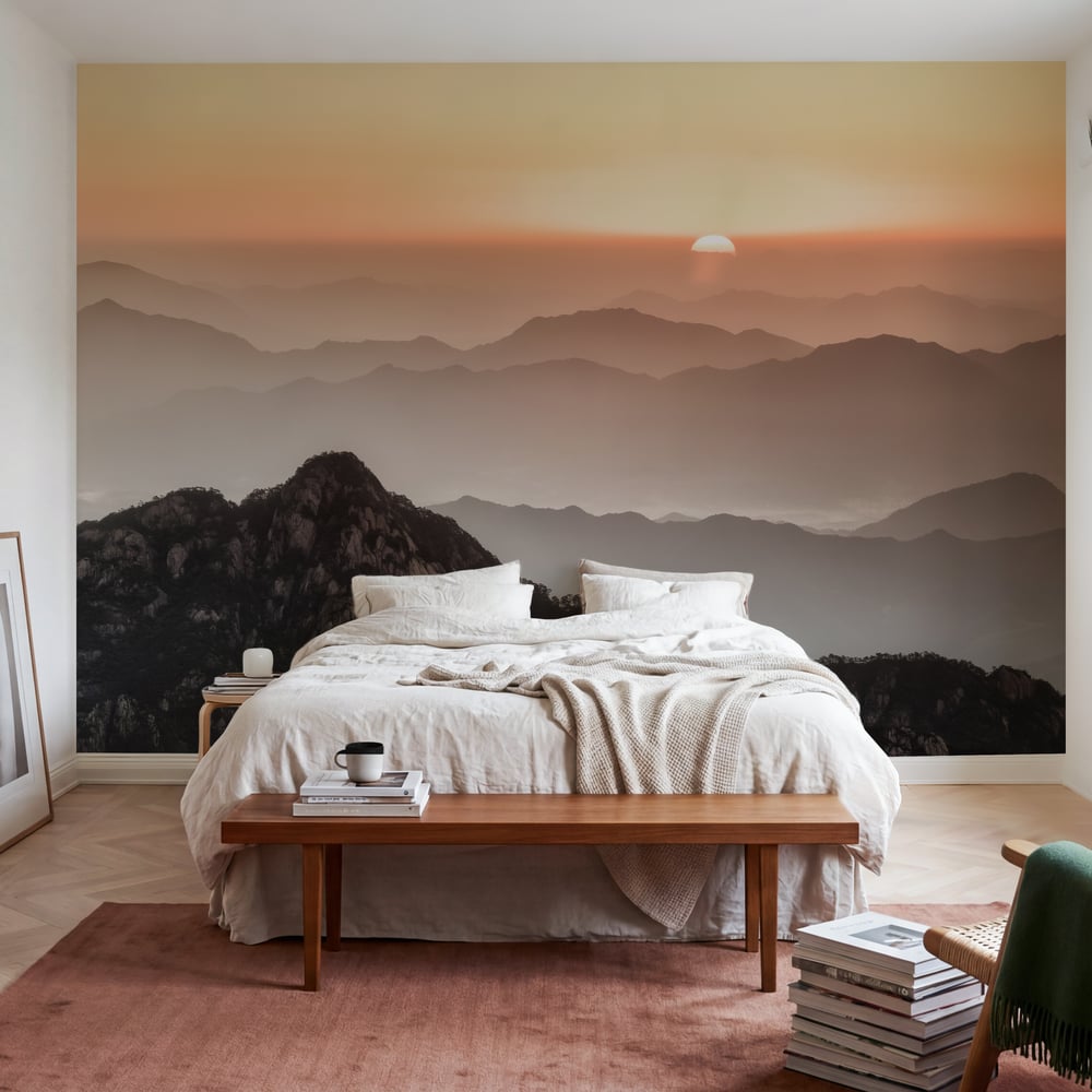 Papiers Peints Panoramique - Huanshan sunrise - Photo Wallpaper Nature and landscape