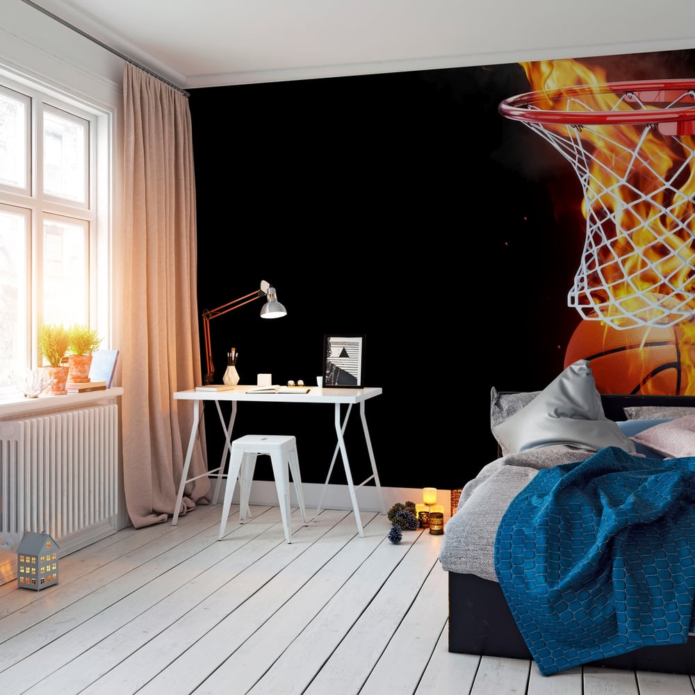 Papiers Peints Panoramique - Game Winner - Photo Wallpaper Basketball