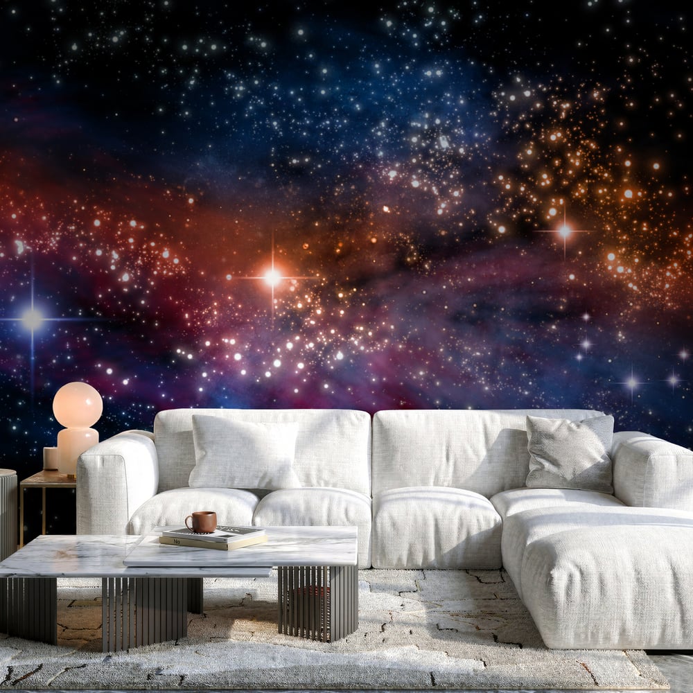 Papiers Peints Panoramique - Illustration of a nebula - Photo Wallpaper Astronomy and Space
