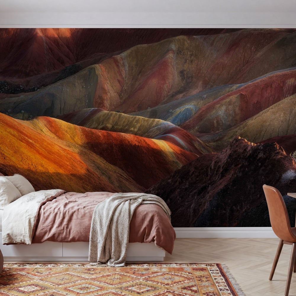 Papiers Peints Panoramique - Danxia Landforms - 3D wallpaper