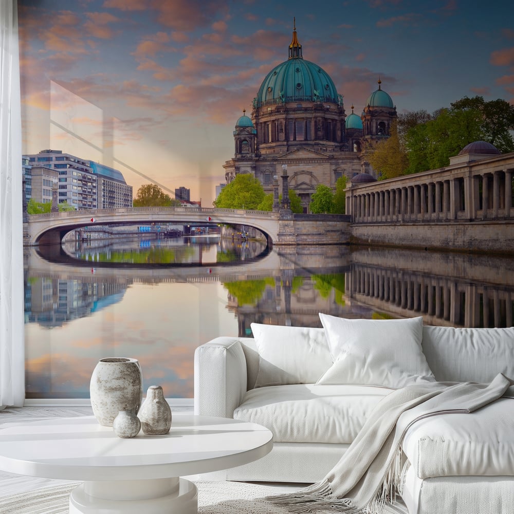 Wall Mural - Berlin Cathedral Panorama at Sunrise - Scandiwall