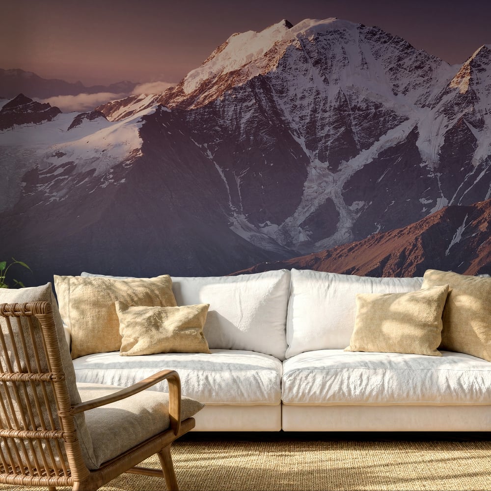 Papiers Peints Panoramique - High mountain in morning time Beautiful natural landscape II - Photo Wallpaper Rock