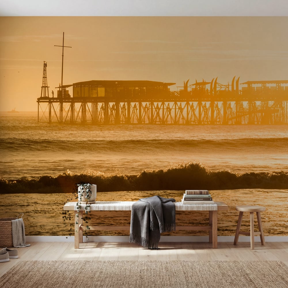 Papiers Peints Panoramique - Famous pier at Pimentel Peru -