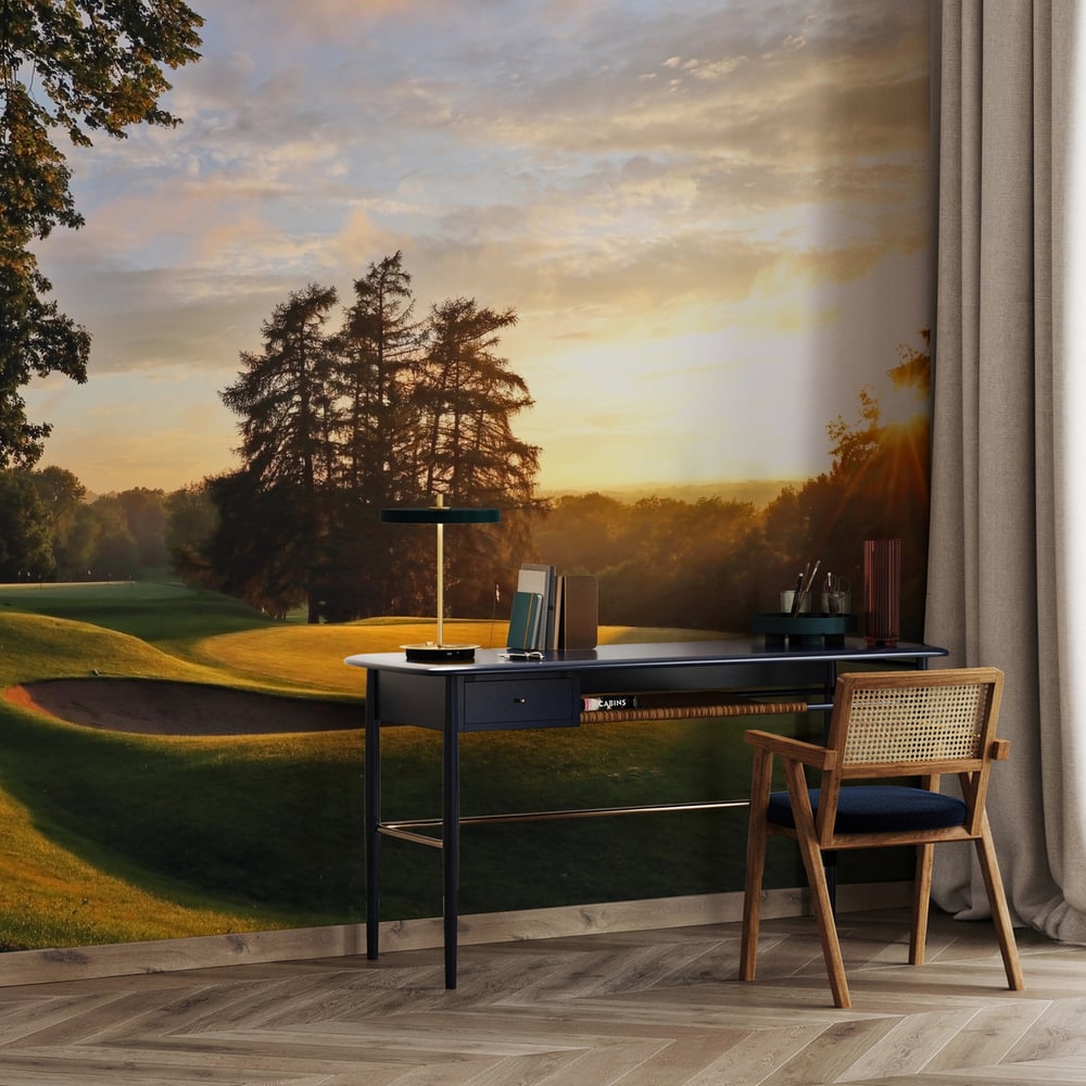 Papiers Peints Panoramique - Golfing Hour - Photo Wallpaper Sports