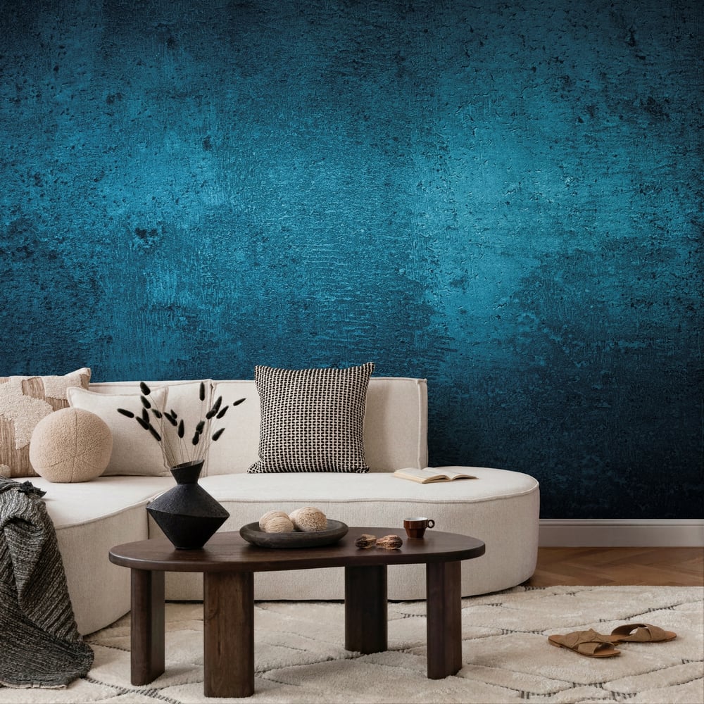 Papiers Peints Panoramique - Dark blue monochrome slate background - Photo Wallpaper Materials and designs