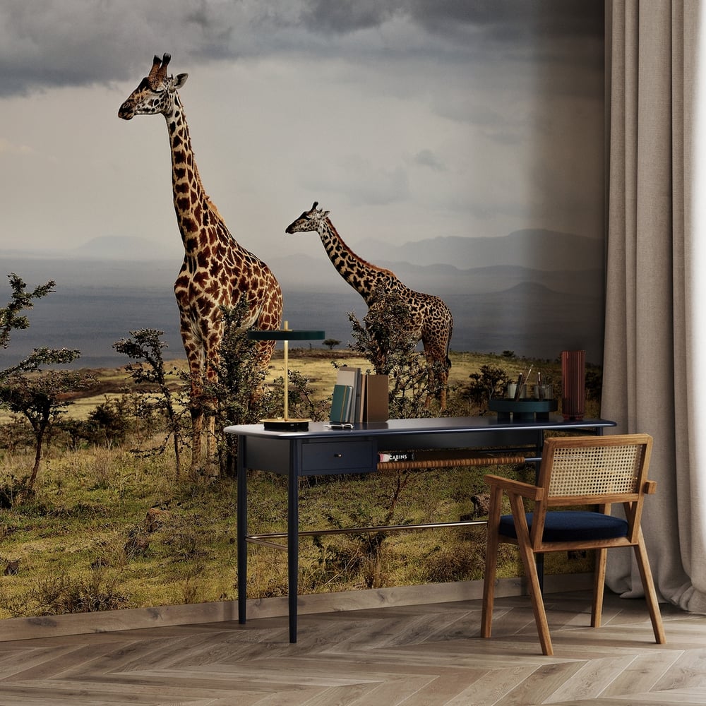 Papiers Peints Panoramique - Giraffe II - Photo Wallpaper Giraffe