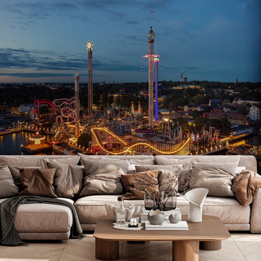 Papiers Peints Panoramique - Gröna Lund Stockholm - Photo Wallpaper Stockholm