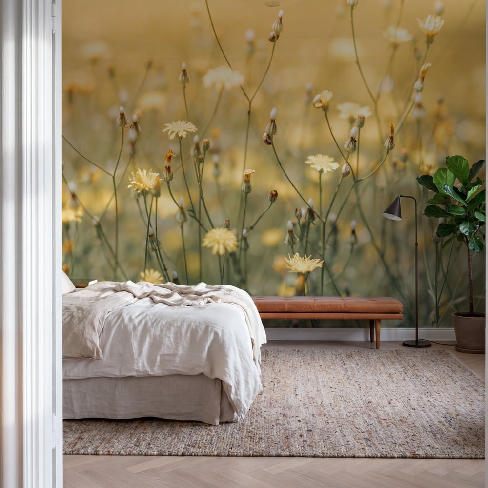 Papiers Peints Panoramique - Daisy Flowers - Photo Wallpaper Flowers