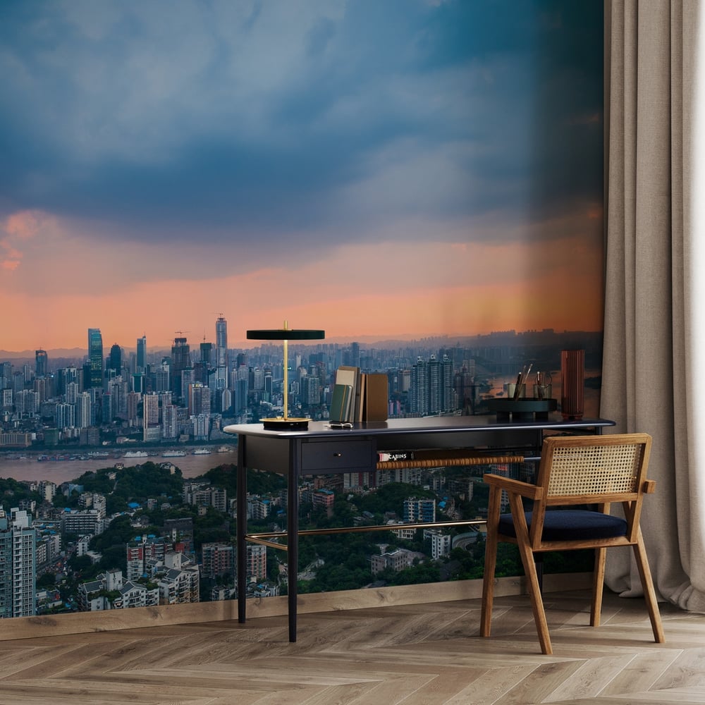 Papiers Peints Panoramique - Aerial view of Chongqing China -
