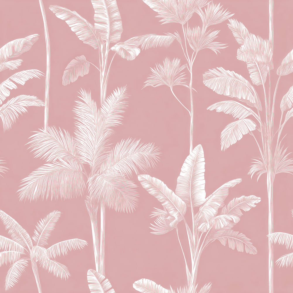 Amboseli Pink - Papiers peints - Rose - Salon - Arbre - Dreamland - Intissé