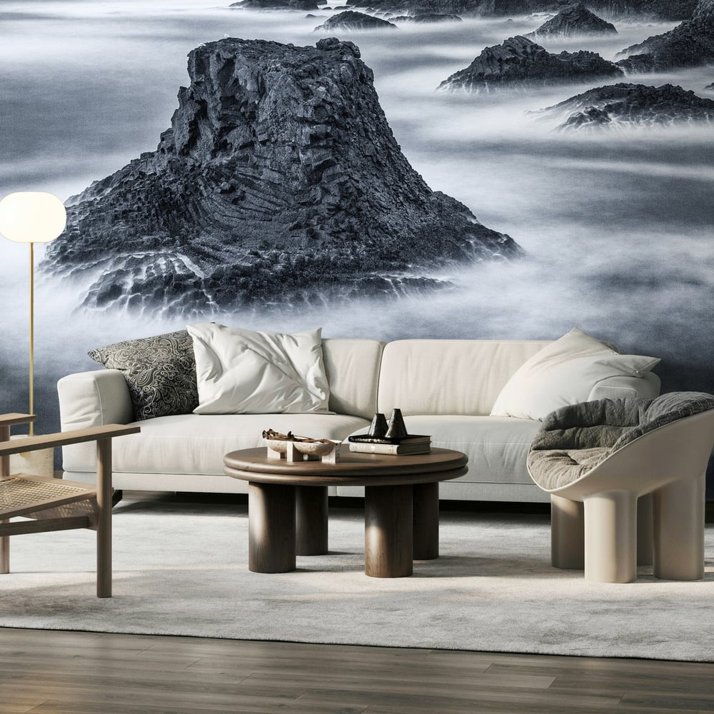 Fototapet - Basaltklipper - Photo Wallpaper Rock