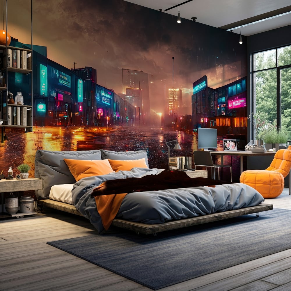 Papiers Peints Panoramique - Fantasy city - Photo Wallpaper Fantasy