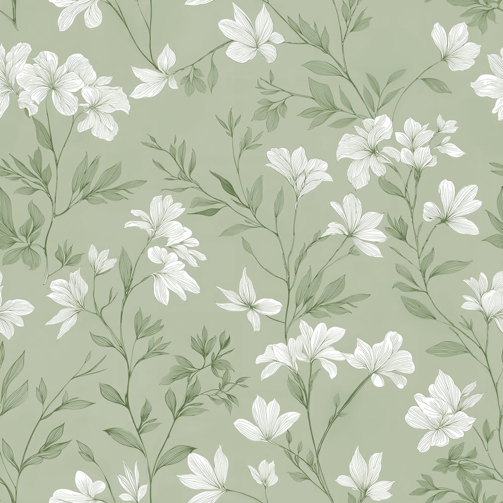 Krista Pink - Papiers peints - Rose - Salon - Floral - Scandza - Intissé