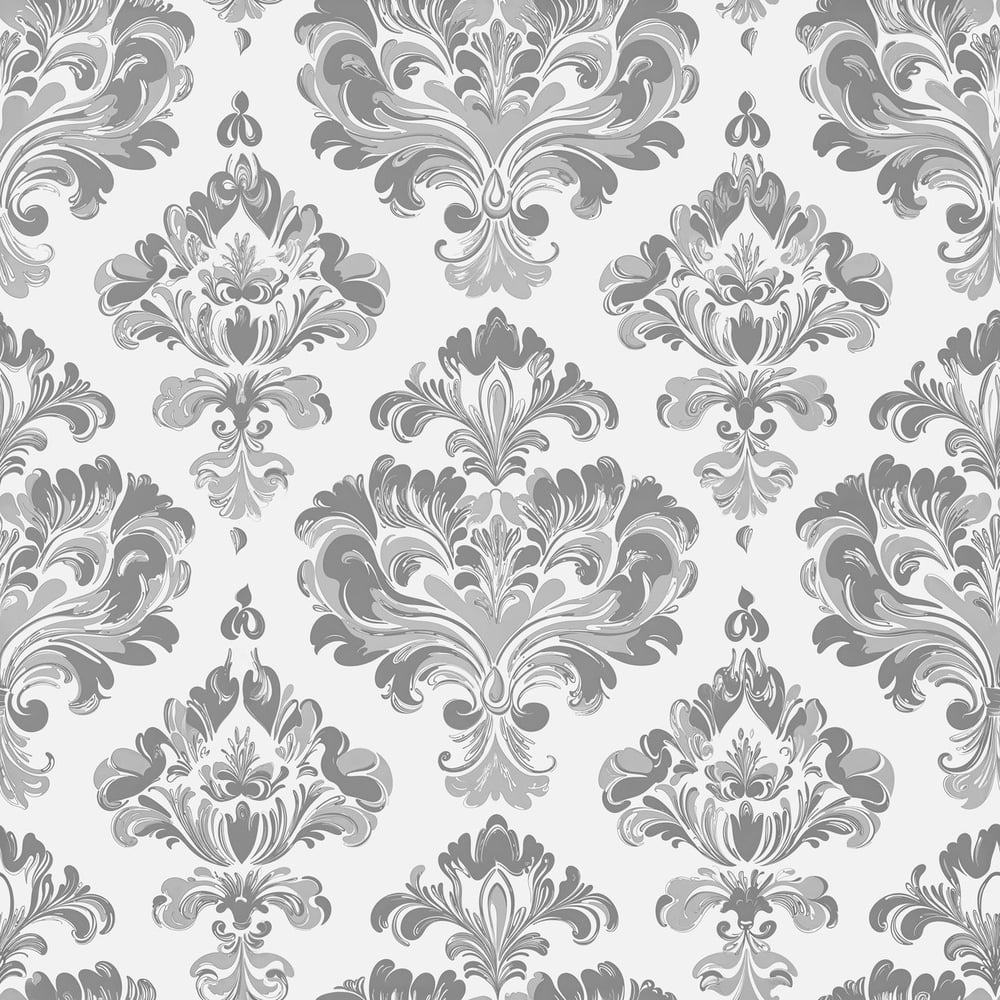 Kullersta Grey - Papiers peints - Gris - Chambre - Graphique - Scandza - Intissé