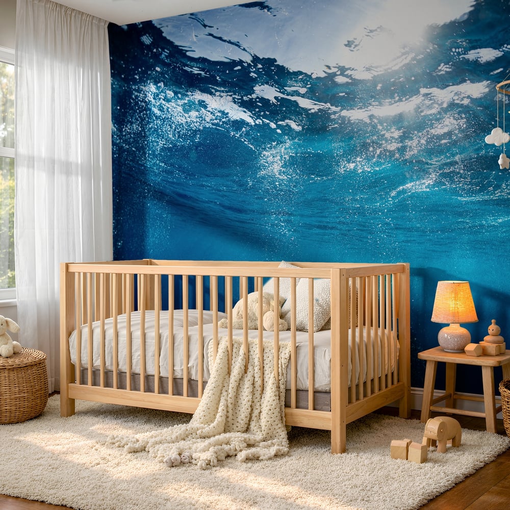Wall Mural - Blue Sea - Scandiwall