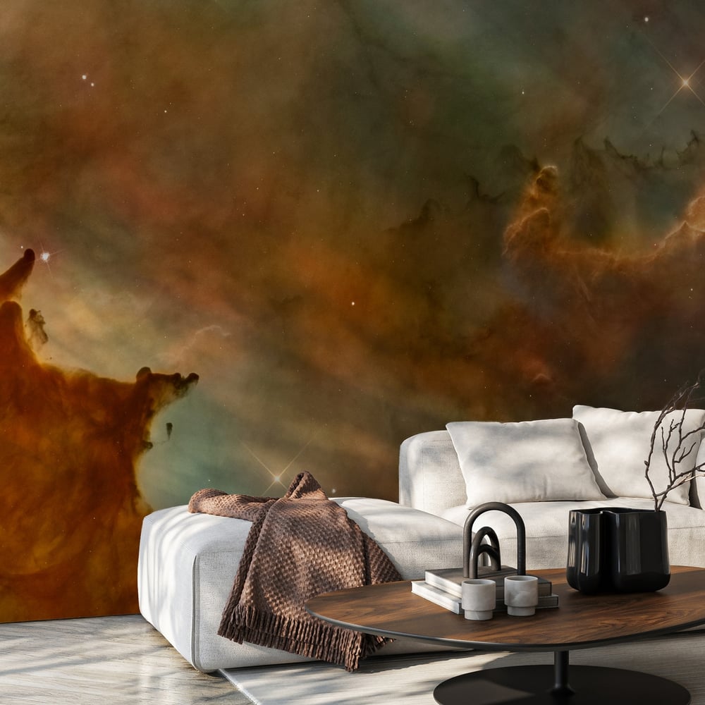 Wall Mural - Beautiful Nebula in Cosmos Far Away - Scandiwall