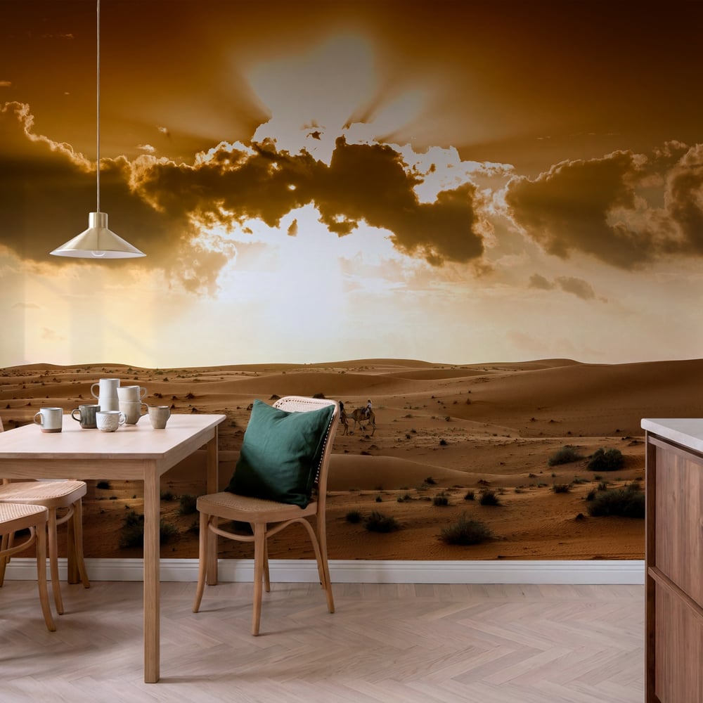 Papiers Peints Panoramique - Desert Wahiba Oman - Photo Wallpaper Desert