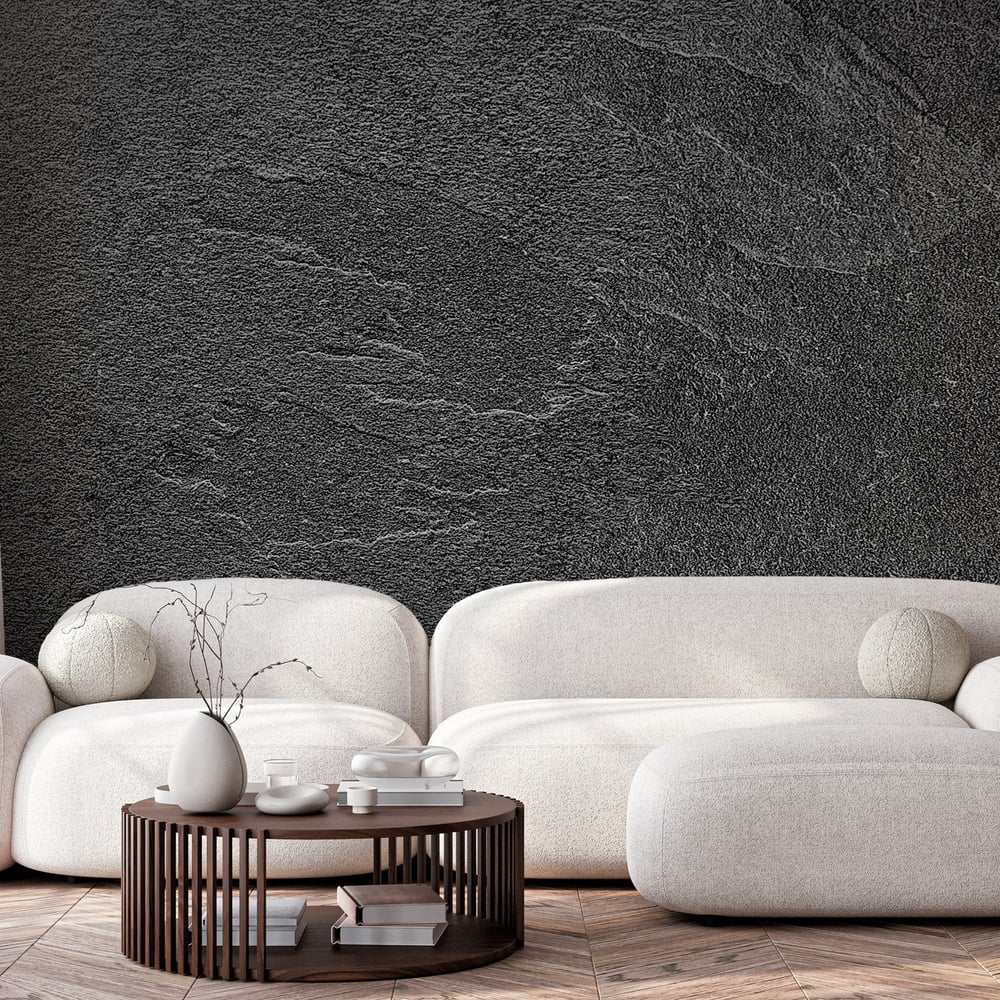 Wall Mural - Black slate background - Scandiwall