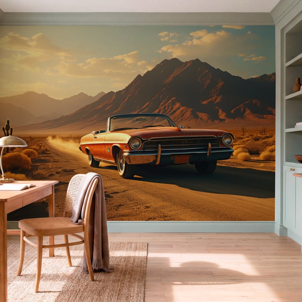 Papiers Peints Panoramique - Desert Convertible - Photo Wallpaper Car