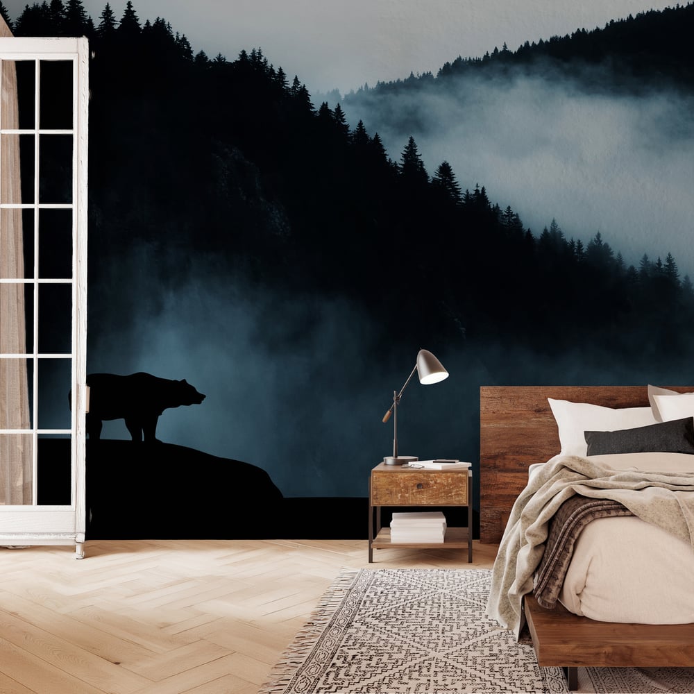 Papiers Peints Panoramique - Isolated - Photo Wallpaper Bear