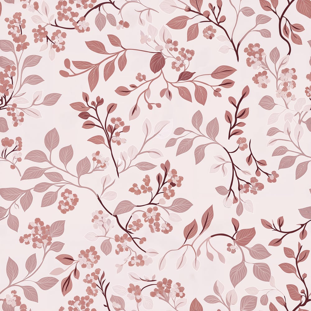 Kattis Pink - Papiers peints - Rose - Chambre - Floral - Scandza - Intissé