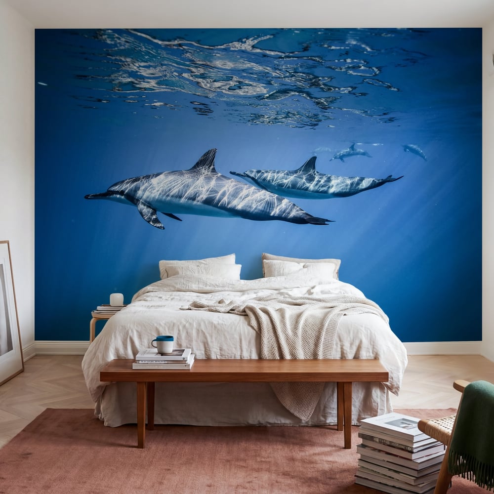 Papiers Peints Panoramique - Dolphin cruise - Photo Wallpaper Dolphin