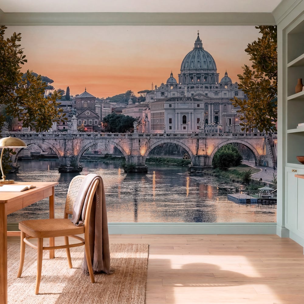Papiers Peints Panoramique - Evening Rome - Photo Wallpaper Rome