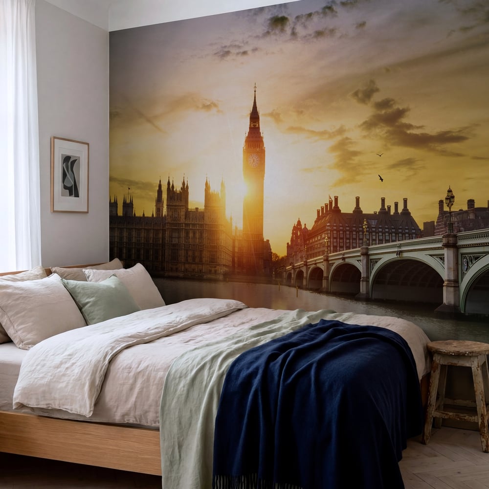 Wall Mural - Big Ben and House of Parliament London - Scandiwall