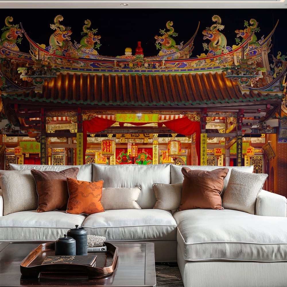 Papiers Peints Panoramique - Chinese Temple in Georgetown, Penang - Photo Wallpaper Countries and destinations