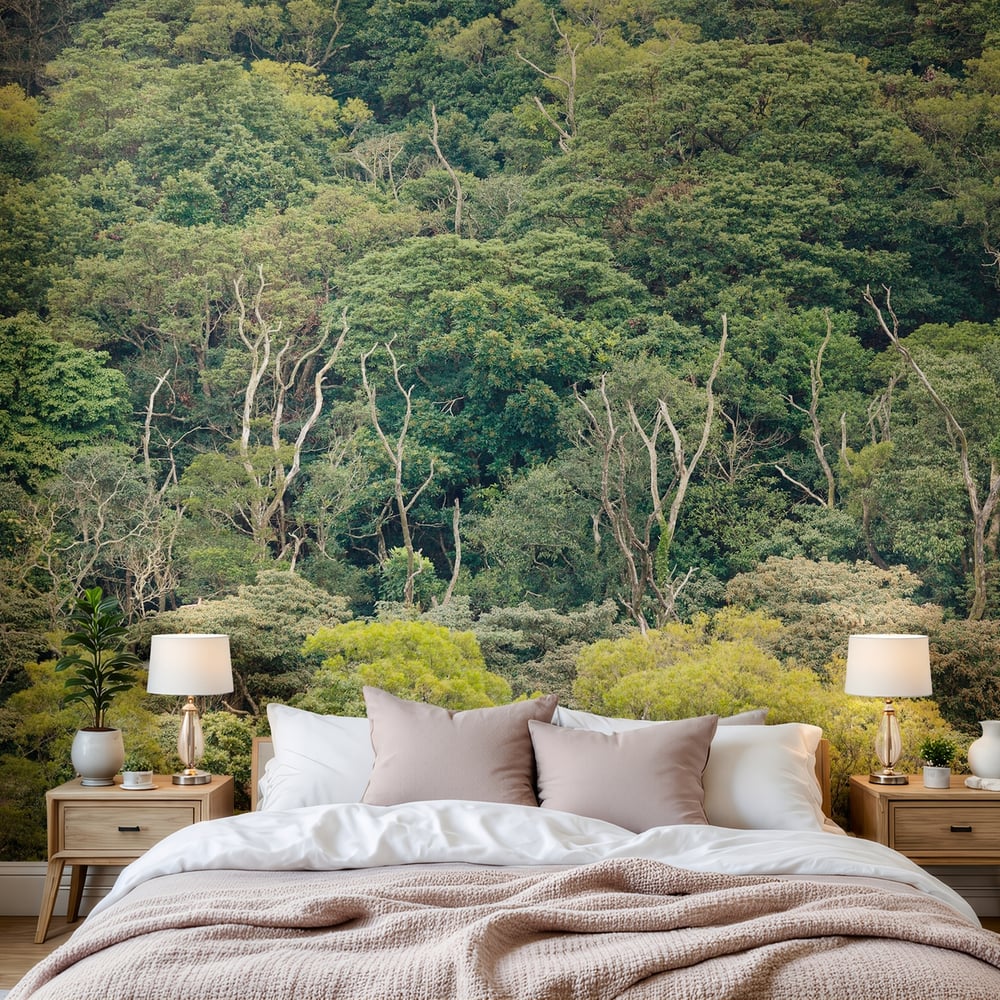 Wall Mural - Dense Forest Landscape - Scandiwall