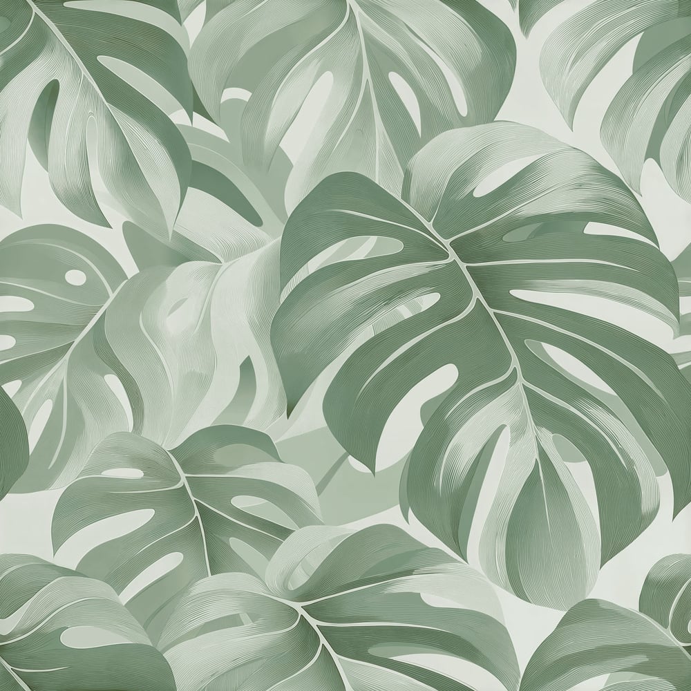 Manuel Green - Papiers peints - Vert - Salon - Feuille - Dreamland - Intissé