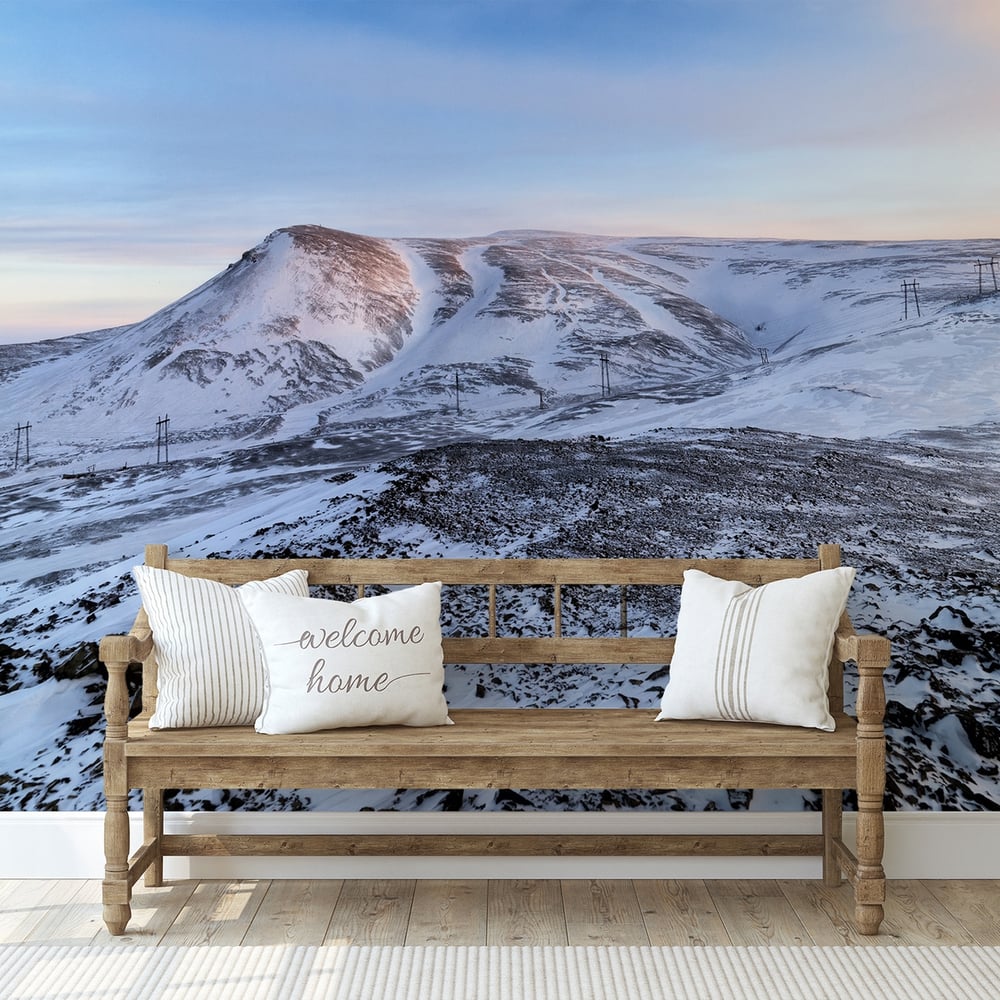 Fototapet - Arctic mountain landscape - Photo Wallpaper Nature and landscape