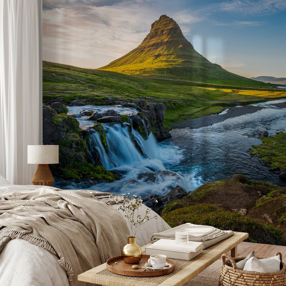 Papiers Peints Panoramique - Kirkjufell Snaefellsnes peninsula - Photo Wallpaper Rock