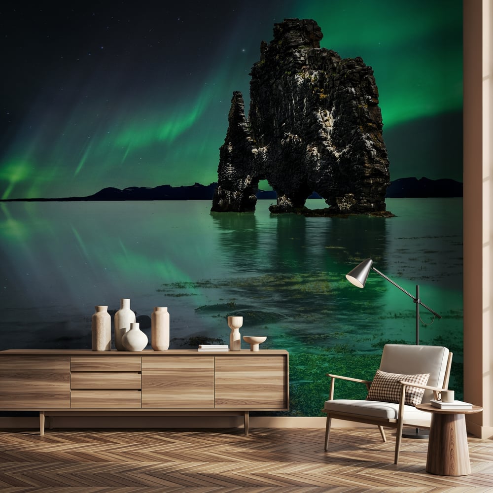 Papiers Peints Panoramique - Iceland Hvitserkur -