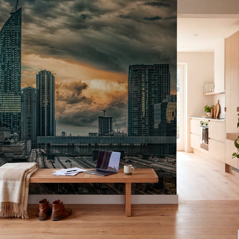 Papiers Peints Panoramique - Dramatic Clouds Over Toronto -
