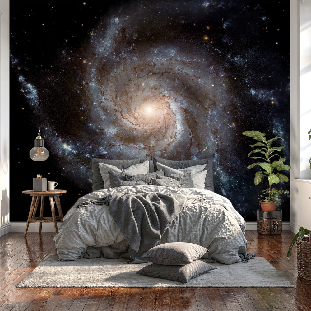Papiers Peints Panoramique - Galaxy System in Space - Photo Wallpaper Astronomy and Space