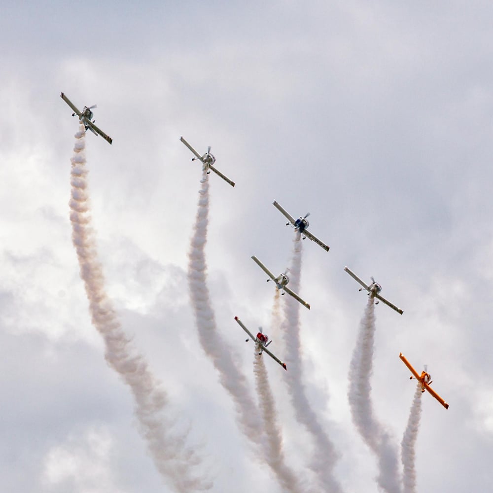 Papiers Peints Panoramique - Friends flying - Photo Wallpaper Aircraft