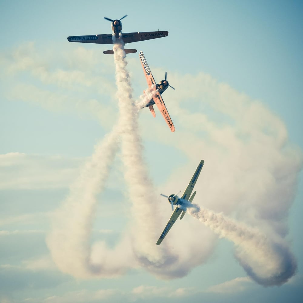 Wall Mural - Dogfight - Scandiwall