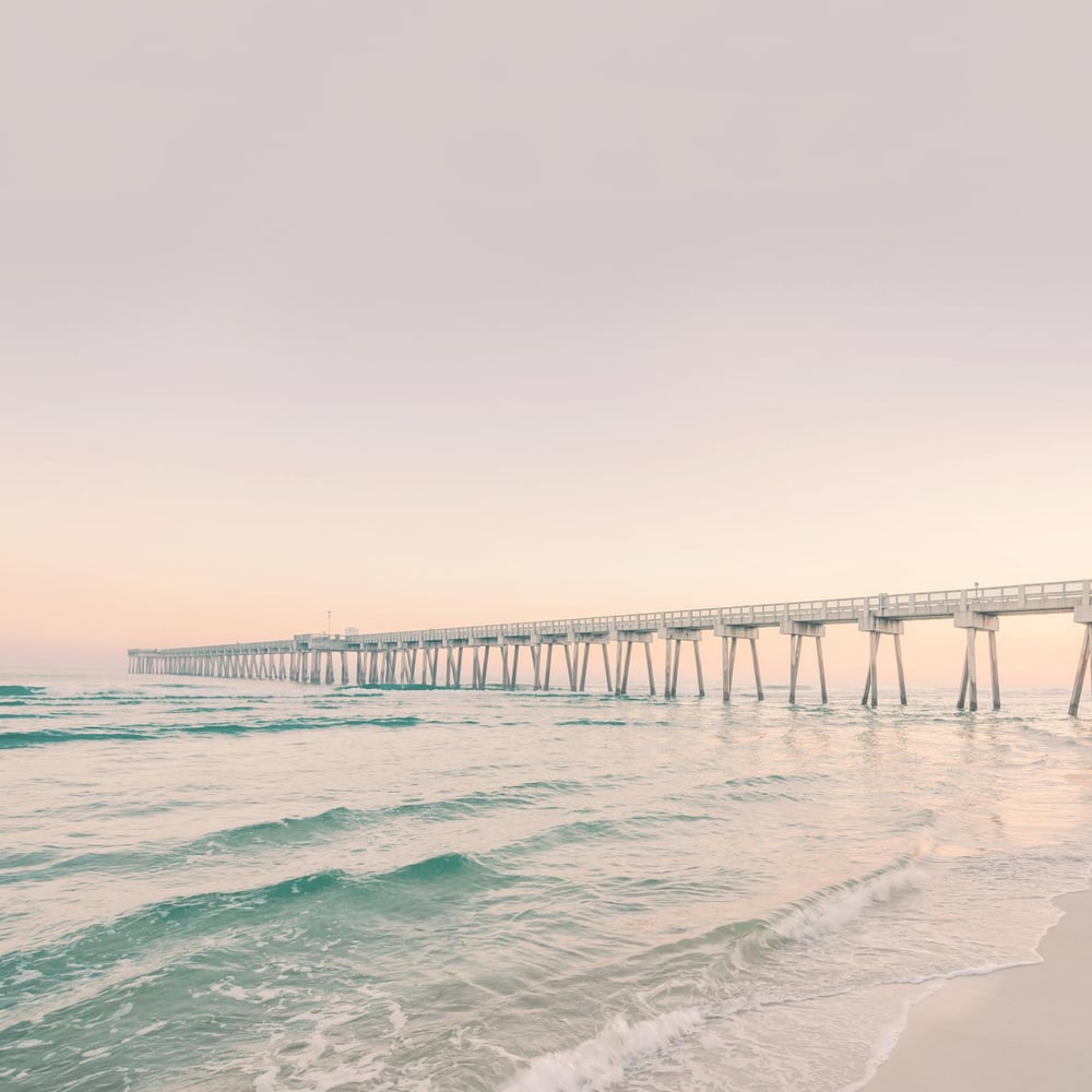 Wall Mural - Boardwalk in dawn - Scandiwall